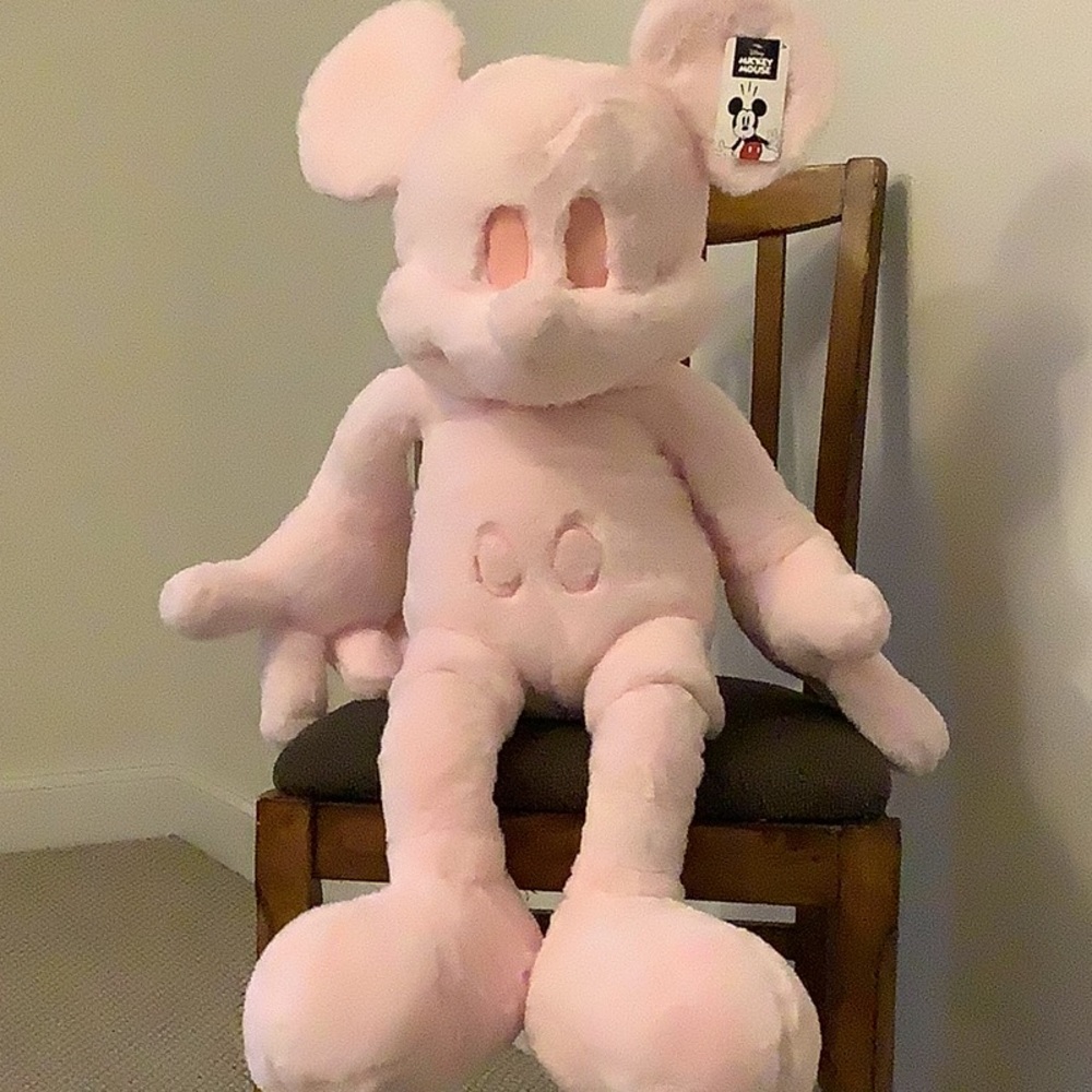 Pink Plush Mickey Mouse Toy